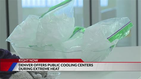 Denver offers public cooling centers during extreme heat
